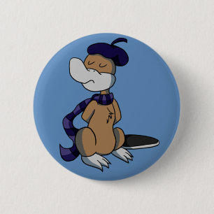 Badge Rond 5 Cm Bouton d'Arist Platypi