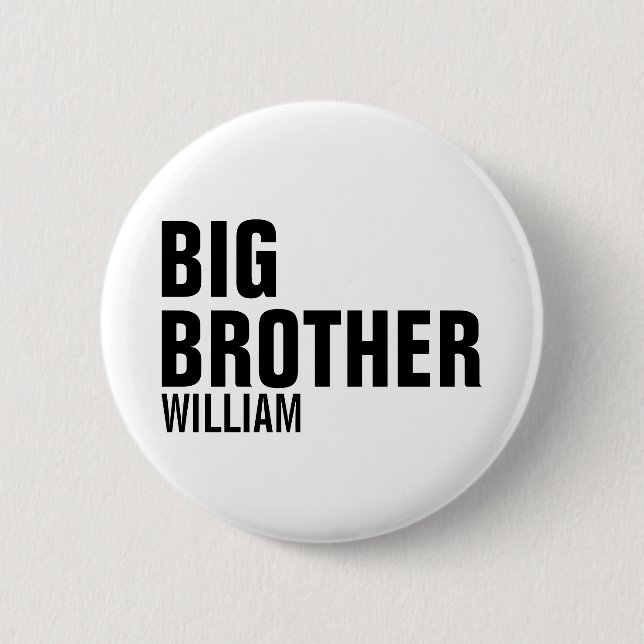 Badge Rond 5 Cm Bouton d'arrondi personnalisé Big Brother (Devant)