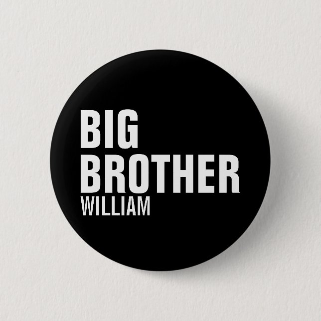 Badge Rond 5 Cm Bouton d'arrondi personnalisé Big Brother (Devant)