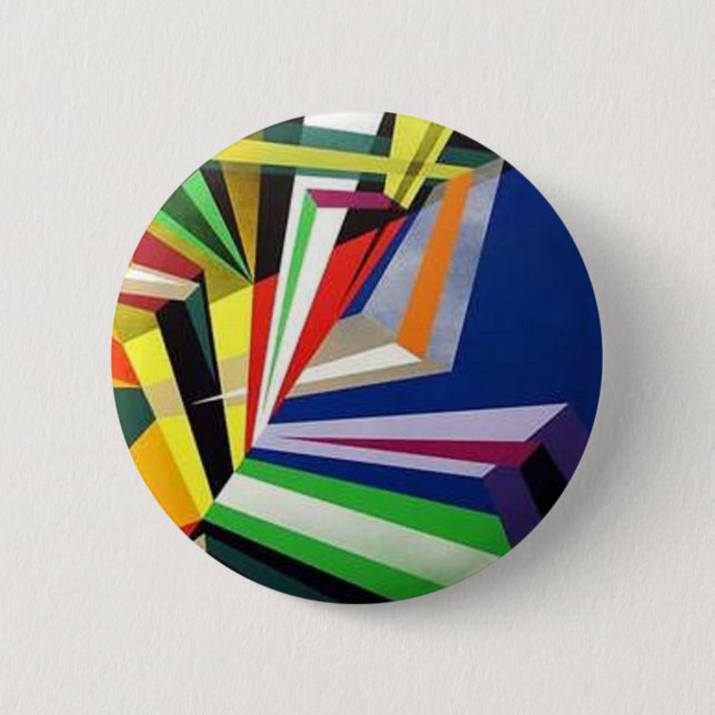 Badge Rond 5 Cm Bouton d'art abstrait (Devant)