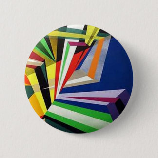 Badge Rond 5 Cm Bouton d'art abstrait