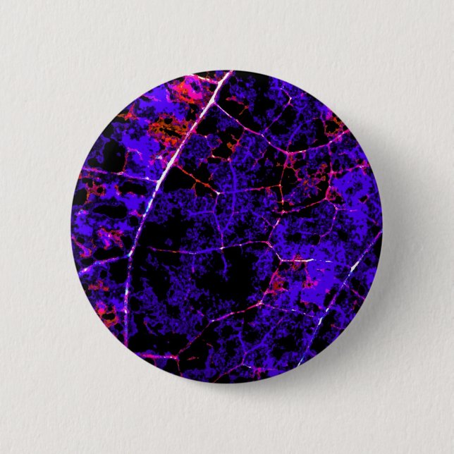 Badge Rond 5 Cm Bouton d'art Abstrait violet (Devant)