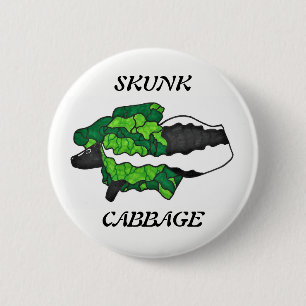 Badge Rond 5 Cm Bouton d'art de chou de mouffette