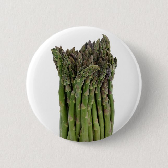 Badge Rond 5 Cm Bouton d'asperge (Devant)