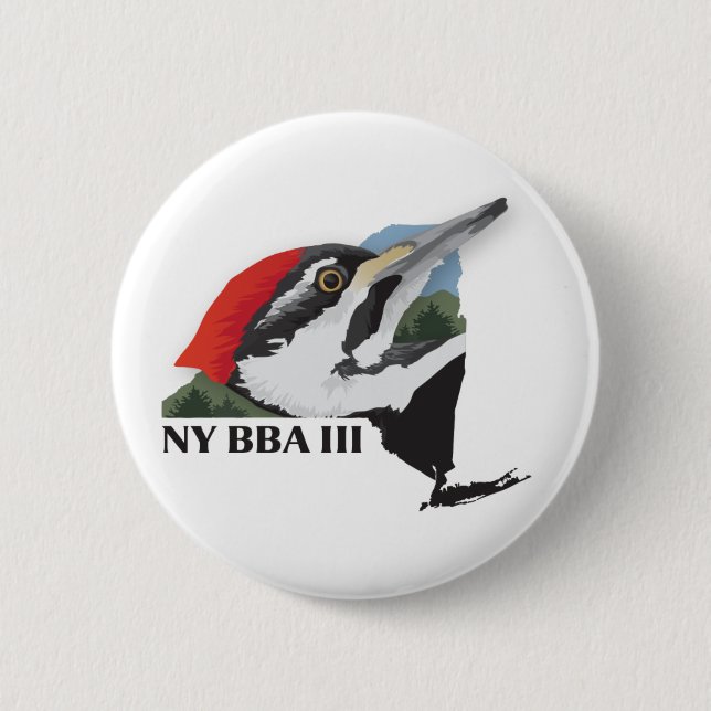 Badge Rond 5 Cm Bouton d'atlas (Devant)