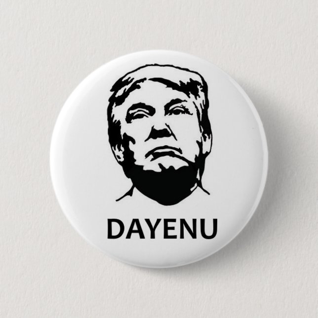 Badge Rond 5 Cm Bouton d'atout de Dayenu (Devant)