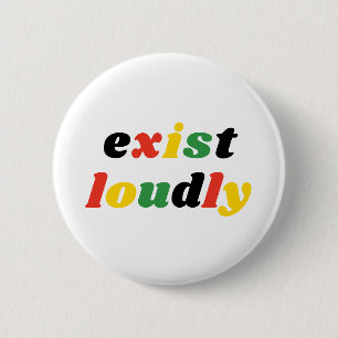 Badge Rond 5 Cm Bouton d'autonomisation féministe des femmes