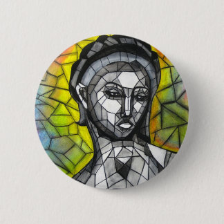 Badge Rond 5 Cm Bouton d'avenue Maria