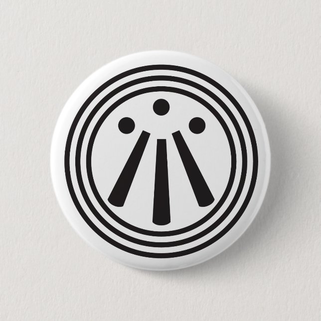 Badge Rond 5 Cm Bouton d'Awen (Devant)