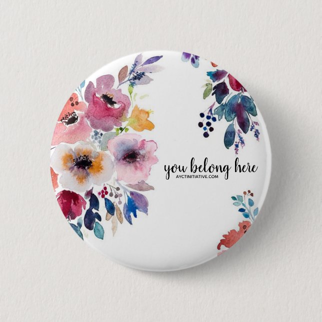 Badge Rond 5 Cm Bouton d'AYCT (Devant)