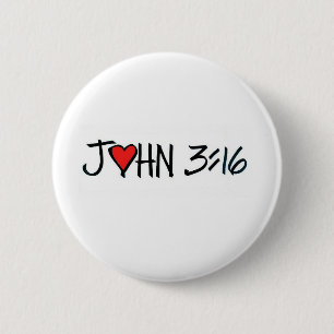Badge Rond 5 Cm Bouton de 3h16 de John
