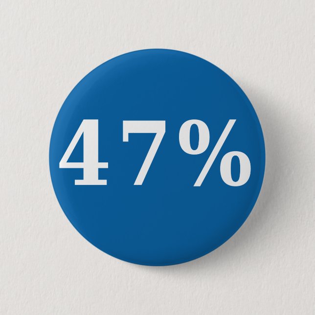 Badge Rond 5 Cm Bouton de 47 pour cent (Devant)