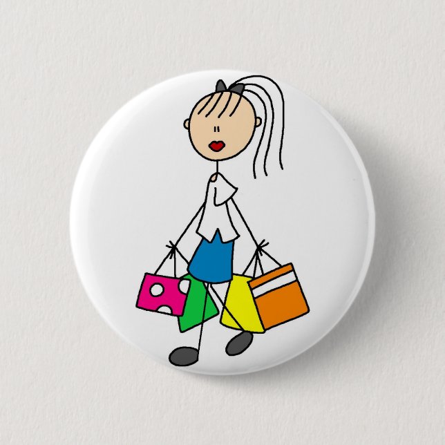Badge Rond 5 Cm Bouton de achat d'amours (Devant)