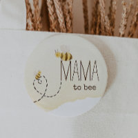 Bouton de Baby shower doux Bumblebee Mama to Bee