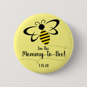 Badge Rond 5 Cm Bouton de baby shower pour la nouvelle maman d'êtr
