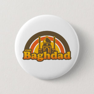 Badge Rond 5 Cm Bouton de Bagdad de visite