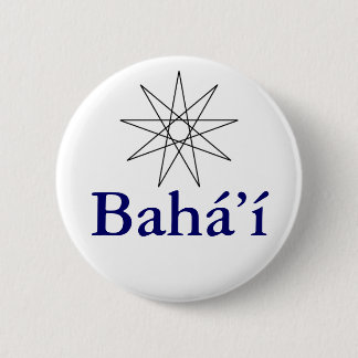 Badge Rond 5 Cm Bouton de Baha'i