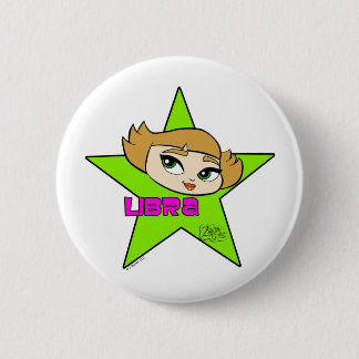 Badge Rond 5 Cm Bouton de Balance