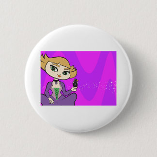 Badge Rond 5 Cm Bouton de Balance