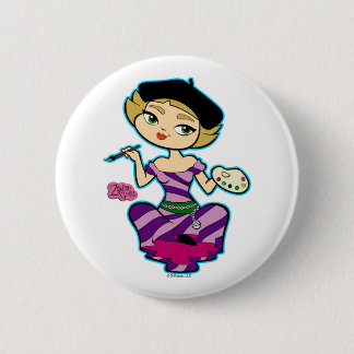Badge Rond 5 Cm Bouton de Balance