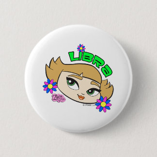 Badge Rond 5 Cm Bouton de Balance