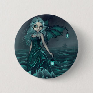 Badge Rond 5 Cm Bouton "de balise de mer"