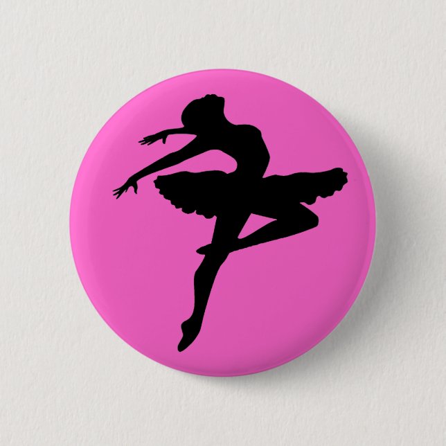 Badge Rond 5 Cm Bouton de ballerine (Devant)