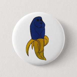 Badge Rond 5 Cm Bouton de Banantee