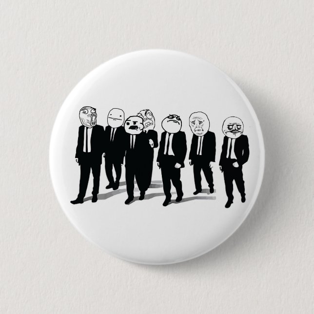 Badge Rond 5 Cm Bouton de bande de rage (Devant)