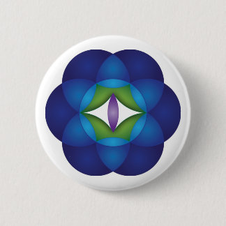 Badge Rond 5 Cm Bouton de bande de sept cercles