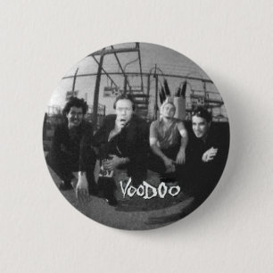 Badge Rond 5 Cm Bouton de bande de vaudou