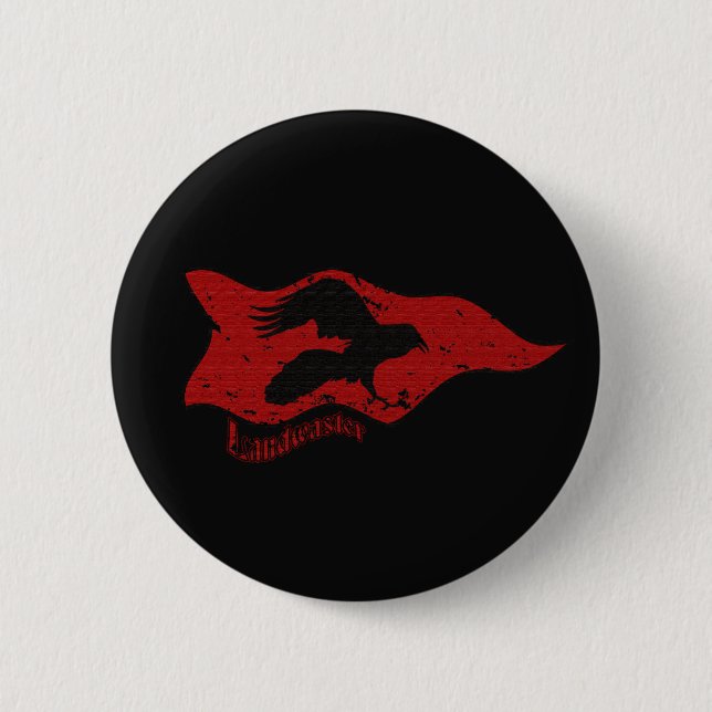 Badge Rond 5 Cm Bouton de bannière de Landwaster Raven (Devant)