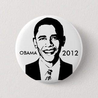 Badge Rond 5 Cm Bouton de Barack Obama 2012