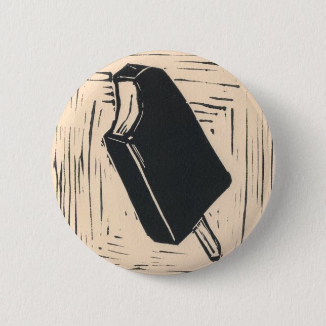 Badge Rond 5 Cm bouton de barre de crème glacée (Devant)