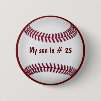 Badge Rond 5 Cm Bouton de base-ball