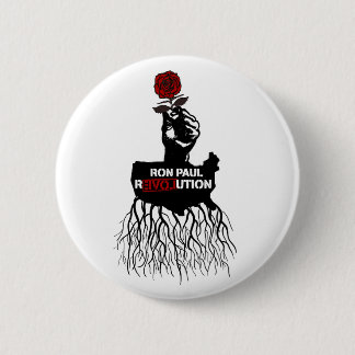 Badge Rond 5 Cm Bouton de bases de Ron Paul