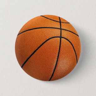 Badge Rond 5 Cm Bouton de basket-ball
