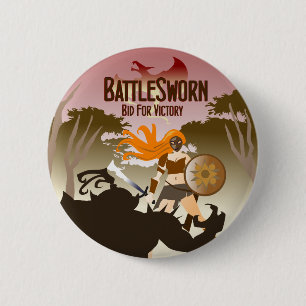 Badge Rond 5 Cm Bouton de Battlesworn