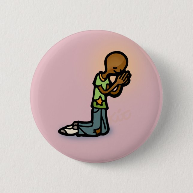 Badge Rond 5 Cm bouton de béatitude (Devant)
