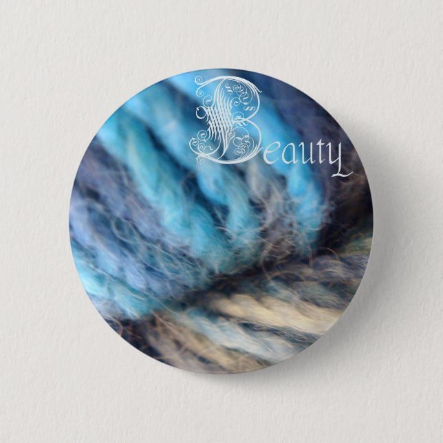 Badge Rond 5 Cm bouton de beauté, psyché (Devant)