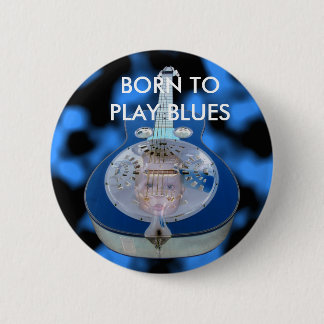Badge Rond 5 Cm Bouton de bébé de bleus