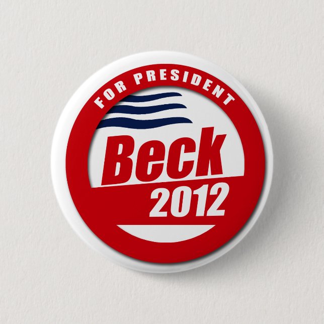 Badge Rond 5 Cm Bouton de Beck 2012 (Devant)