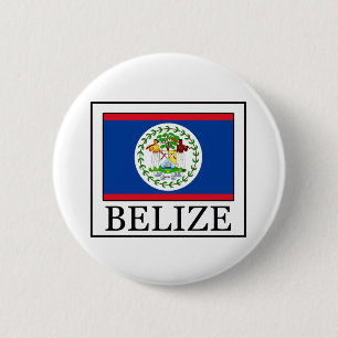 Badge Rond 5 Cm Bouton de Belize
