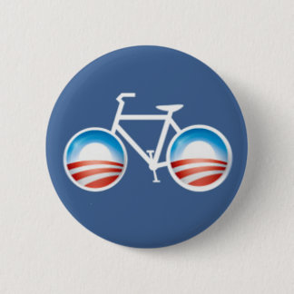 Badge Rond 5 Cm Bouton de bicyclette d'Obama