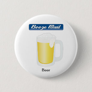 Badge Rond 5 Cm Bouton de bière