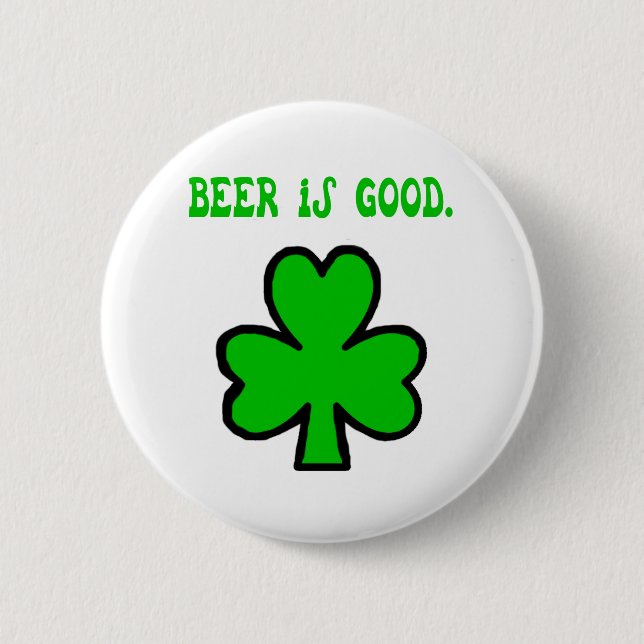 Badge Rond 5 Cm Bouton de bières (Devant)