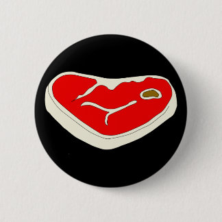 Badge Rond 5 Cm Bouton de bifteck