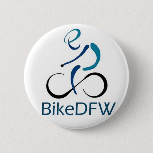 Badge Rond 5 Cm Bouton de BikeDFW (Devant)