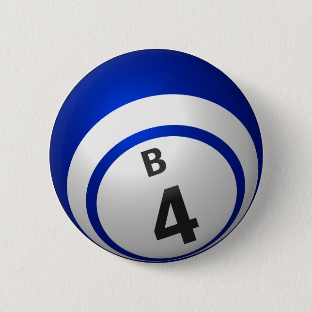 Badge Rond 5 Cm Bouton de bingo-test de B 4 (Devant)