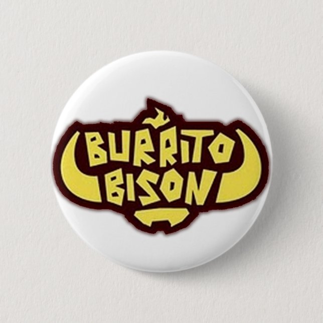 Badge Rond 5 Cm Bouton de bison de burrito (Devant)